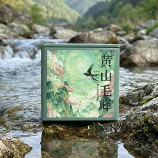 明前头采 群体种（炭焙）兰花香黄山毛峰100克福利