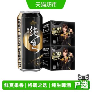 珠江啤酒 国产经典 纯生啤酒  2x12x500ml 2x12x500ml 包装