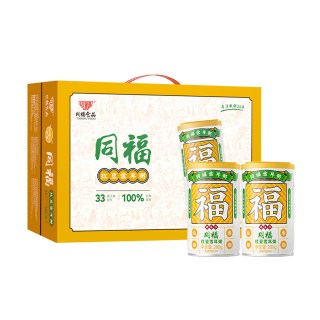 同福食品 桂圆莲子八宝粥五谷杂粮罐粥早餐年货礼盒整箱280g*10罐