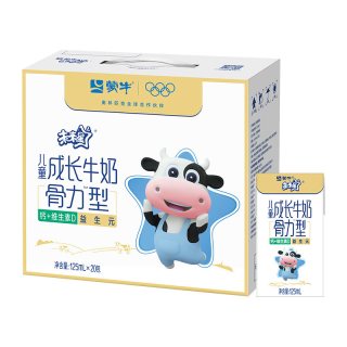 未来星 儿童成长牛奶骨力型全脂调制乳 2500ml 125ml×20包