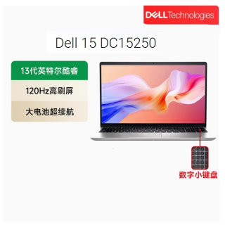戴尔 DC15250  15.6英寸学习办公商务家用轻薄便携笔记本i5