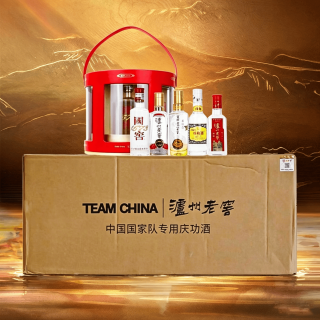 泸州老窖 冠军纪念礼盒浓香型白酒 52%vol 100mL 2盒 整箱2盒