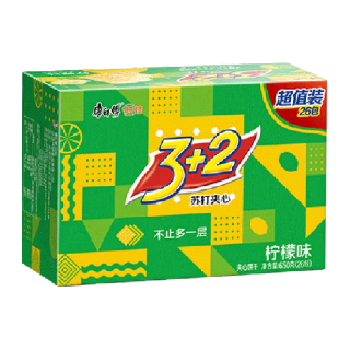 88VIP：康师傅 3+2苏打夹心饼干 清新柠檬味 650g