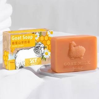 SKT 洁面洗脸香皂玫瑰蜂蜜香味山羊奶皂控油保湿补水细嫩毛孔  蜂蜜山羊奶皂100g