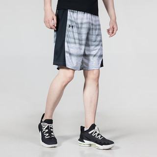 安德玛 22500203-100 透气速干 运动短裤
