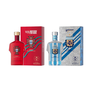 泸州老窖 国窖1573 2026足球联名纪念酒 38度 100mL*2瓶 阿根廷葡萄牙球衣款