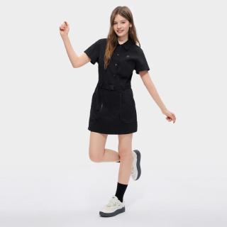 FILA 女装FUSION系列连衣裙女梭织工装衬衫裙