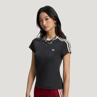 adidas 三叶草 夏季透气潮流百搭时尚休闲运动日常女子短袖T恤