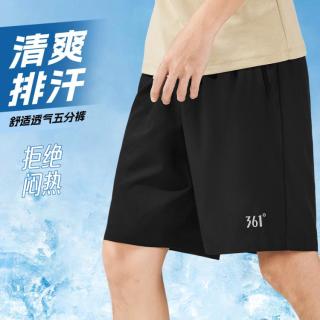 361° 夏季透气冰清爽透气男式运动五分裤轻薄男运动裤男裤