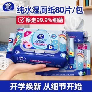 维达 湿厕纸 80片*10包