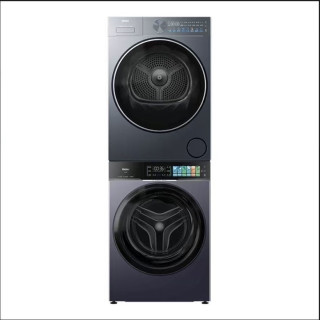 海尔 云溪4.0Pro系列 XQG100-BLEU75TU1+GA120-S55DHU1 双擎热泵式洗烘套装 10KG+12KG