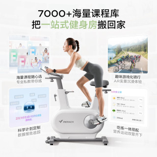 麦瑞克 动感单车家用智能自发电器材室内自行车绝影ONE2代 MR-S10W4 2代Pro版-12KG超感强磁控-自发电