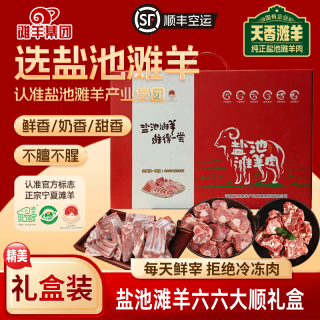 盐池滩羊 宁夏盐池滩羊礼盒 2斤羊小腿切块+2斤手把肉+2斤羊蝎子
