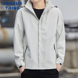 YOOOURTHING 男士休闲可拆连帽夹克