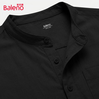 Baleno 班尼路 男款短袖衬衫 透气亲肤潮流上衣