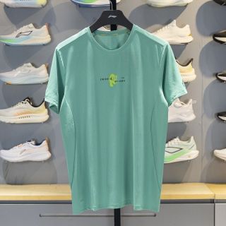 百亿补贴：李宁 男款跑步短袖运动上衣
