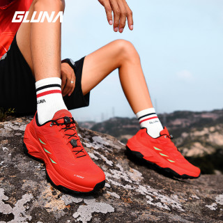 哥鲁纳 GLUNA哥鲁纳越野跑鞋 防滑鞋 跑鞋 透气 徒步鞋