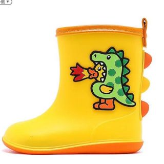海洋鹿 小黄鸭男女童小恐龙防水防滑雨鞋潮童必备儿童宝宝学生幼儿