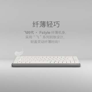 双飞燕 FK11小键盘电脑办公时尚台式外接便携轻薄办公键盘薄膜