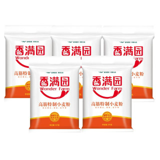 香满园 高筋特制小麦粉 5KG 5袋x210袋 家用面条饺子