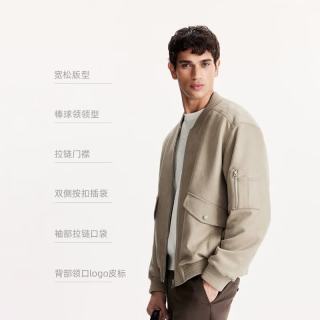 杰克琼斯 男生棒球领棉服百搭外套