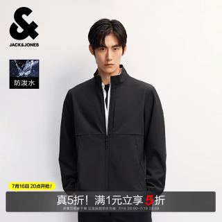 杰克琼斯 男士立领防泼水户外软壳夹克 偏大,建议拍小一码