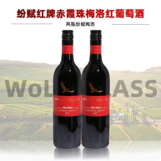 纷赋 红牌 赤霞珠 梅洛 干红葡萄酒 750ml 1瓶