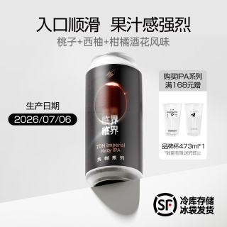 纸飞机酿造 临界TDH帝国浑浊IPA 国产纸飞机强酒花精酿啤酒473ML 临界TDH帝国浑浊IPA--4罐装