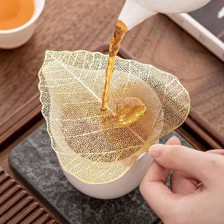 灵沐 分茶菩提叶滤网银色