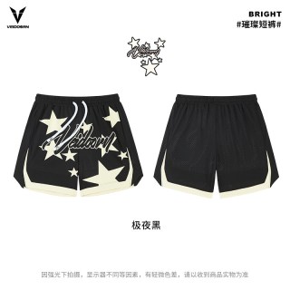 VEIDOORN 璀璨短裤   男美式四分篮球裤宽松训练学生青少年网眼运动裤夏季