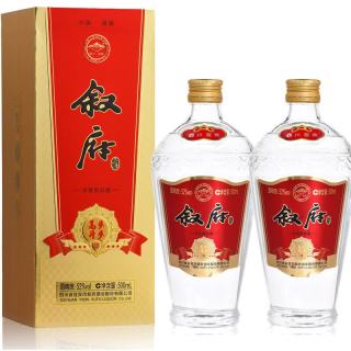 叙府 宜宾叙府酒业公司 五粮酿造52度浓香型高度白酒 礼盒装宴请送礼酒 52度 500mL 2瓶 叙府酒步步高升