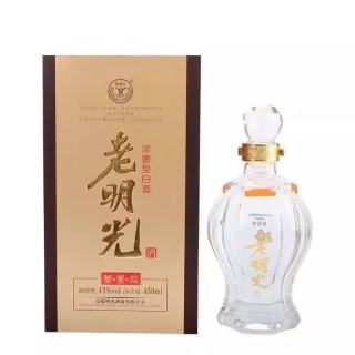 明光 [安徽明光特产馆] 老鉴赏级 老明光酒 43度 浓香型白酒可整箱发货 43度 450mL 1瓶 单瓶