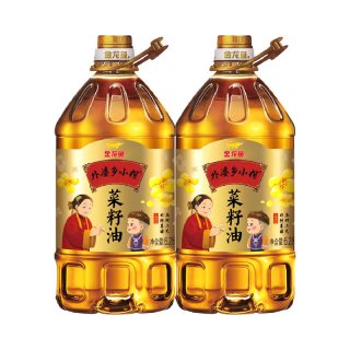外婆乡小榨 金龙鱼外婆乡小榨菜籽油菜油6.28L*2桶