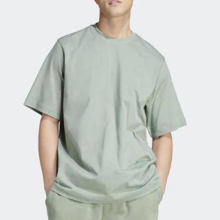 adidas 男式舒适耐磨运动休闲短袖T恤尺码偏大