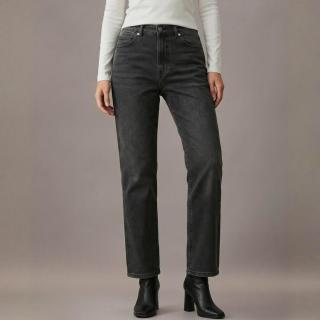 ZARA 女士时尚潮流水洗做旧风简约日常百搭休闲纯棉牛仔裤长裤