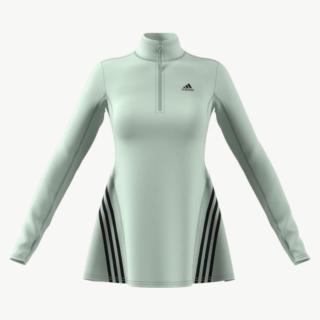 adidas 时尚简约三条纹 连衣裙 女款