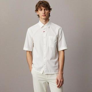 限尺码：alexanderwang ALEXANDER WANG 亚历山大王 男式舒适休闲宽松短袖衬衫