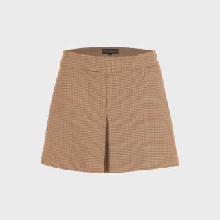ZARA 女式撞色千鸟格休闲舒适轻商务通勤A字半截裙短裙