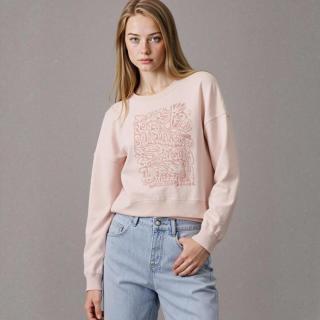 限尺码：Scotch & Soda SCOTCH&SODA 时尚休闲简约圆领图案长袖卫衣