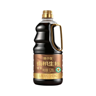 林小生 有机生抽1.5kg 0添加防腐 上色提鲜增香炒菜家用厨房大桶装酱油 有机生抽1.5kg*1瓶