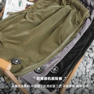 马登 山系机能夏季尼龙轻量薄款速干五分裤男士外穿大裤衩