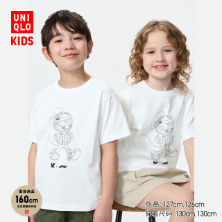 优衣库 童装男童女童Disney x F1® UT短袖T恤优衣库印花489184