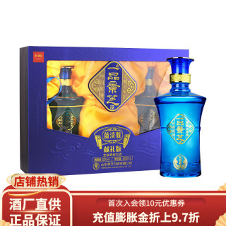 景芝 礼盒装 芝麻香型高度白酒  整箱装 52%vol 500mL
