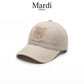 玛尔帝 MAIBITO商场同款小雏菊刺绣鸭舌帽棒球帽旅游帽戴上秒变可爱小女生 卡其