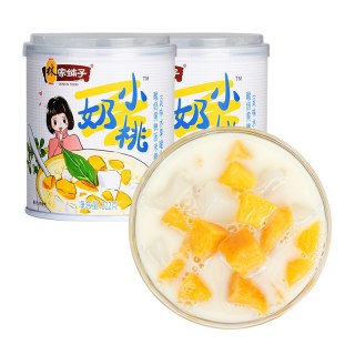 88VIP：林家铺子 酸奶西米露水果罐头312g*2罐