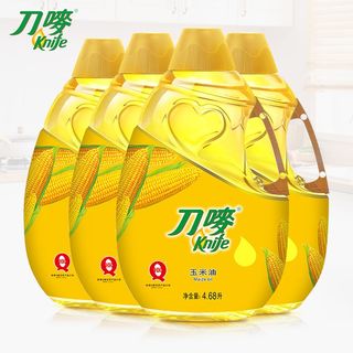 刀唛 非转基因玉米油4.68L*4瓶