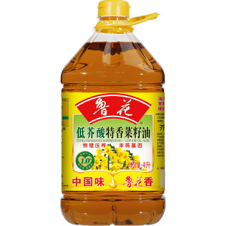 鲁花 低芥酸特香菜籽油 4L