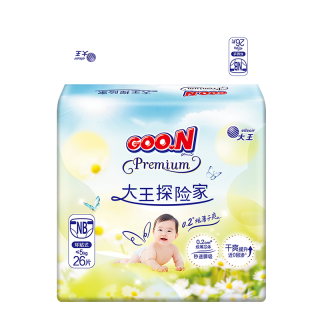 大王 环贴式短裤式婴儿纸尿裤大王探险家系列拉拉裤尿不湿NB-3XL码