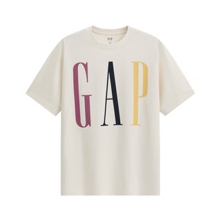 Gap 854739 纯棉宽松短袖T恤 白色 M码