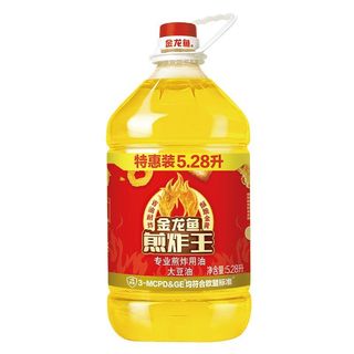 金龙鱼 煎炸王大豆油 5.28L 食用油